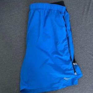 Saucony Vibrant Blue Athletic Shorts
